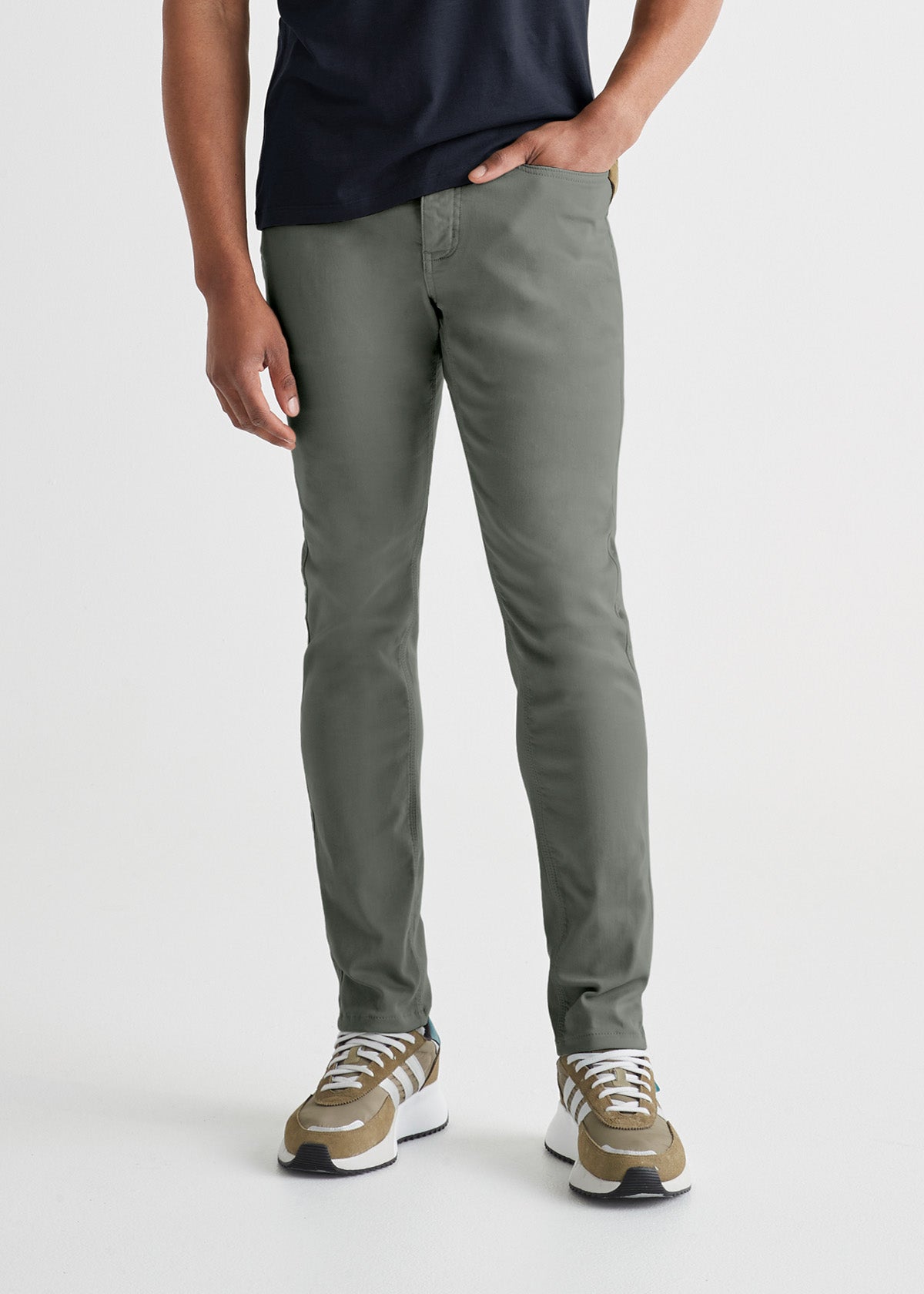 Men's Grey Slim Fit Dress Sweatpant – DUER