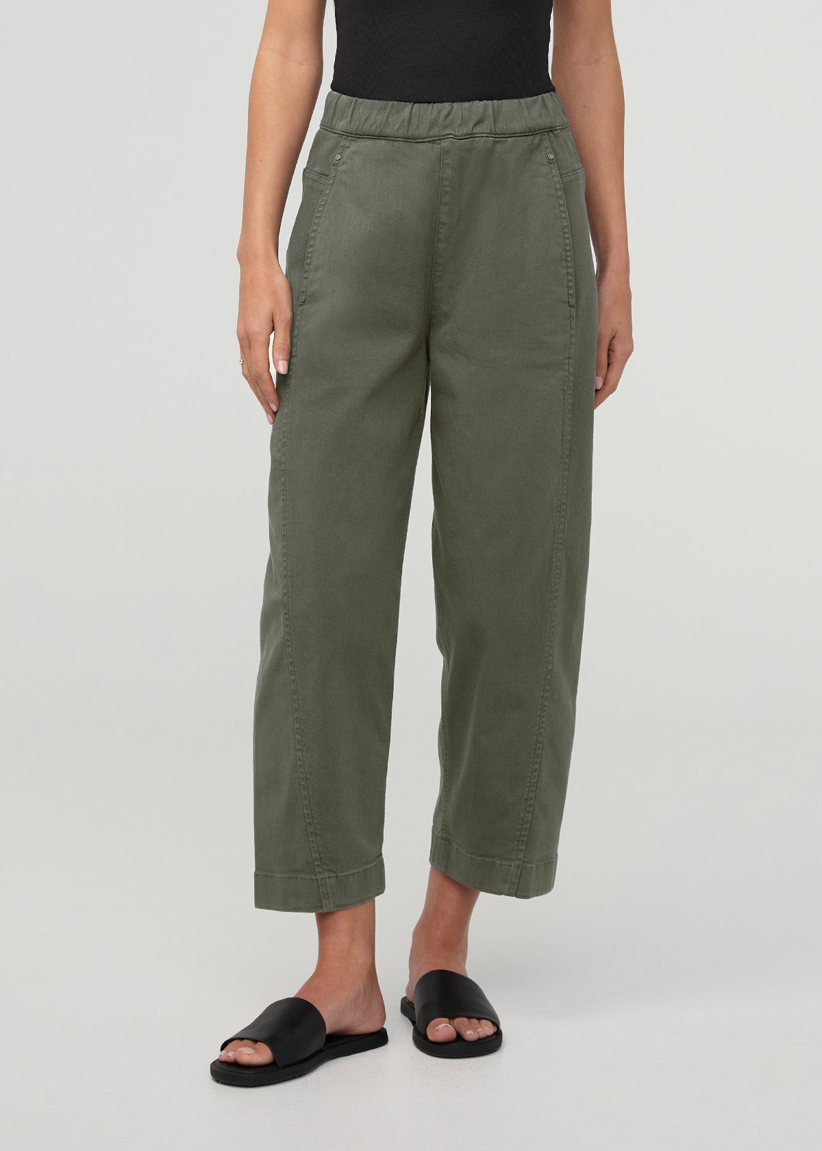 Duer | Flextwill Barrel Pull On Pant Thyme