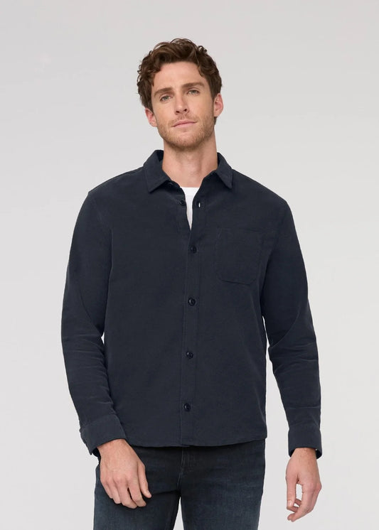 DUER | No Sweat Moleskin Shirt - Navy