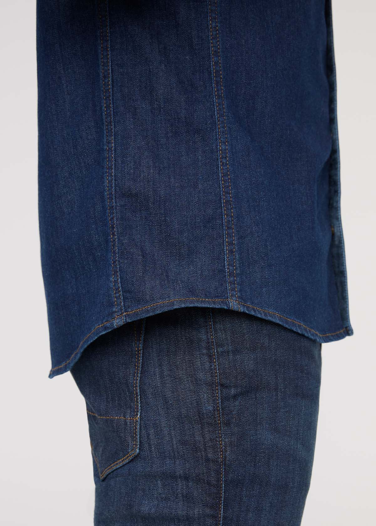 DUER Performance Denim Lite Two-Pocket Shirt - Dark Stone