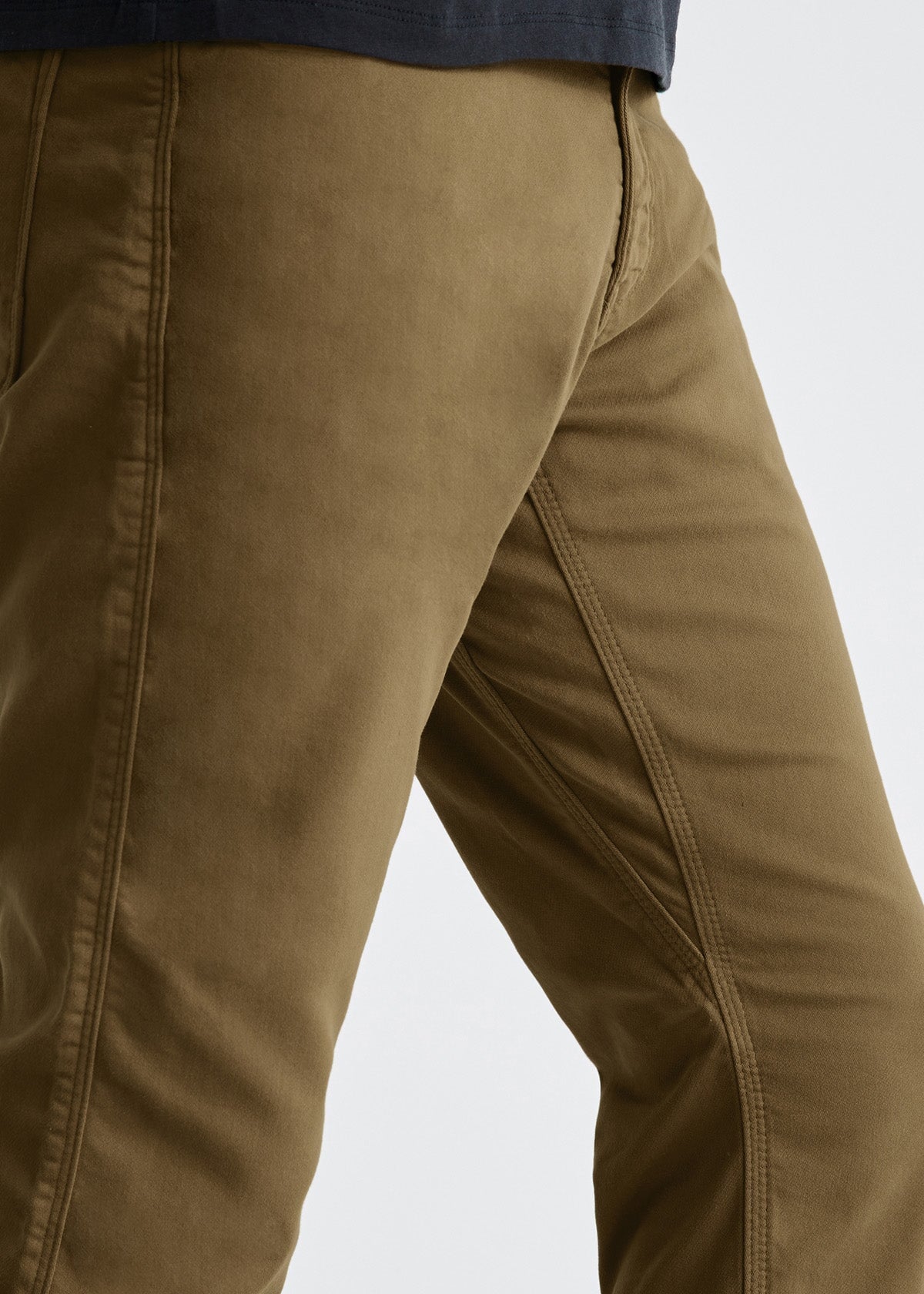 mens relaxed mustard dress sweatpant gusset detail