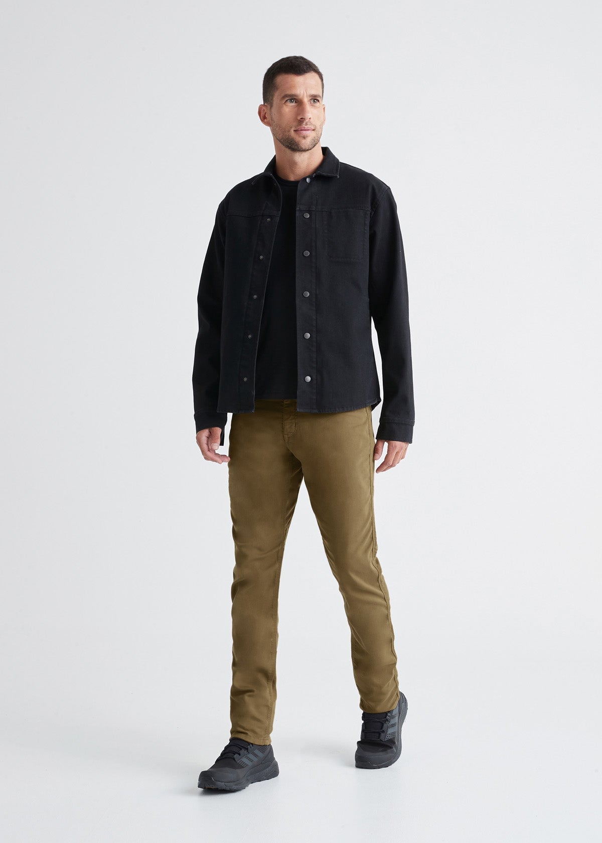 mens relaxed mustard dress sweatpant full body