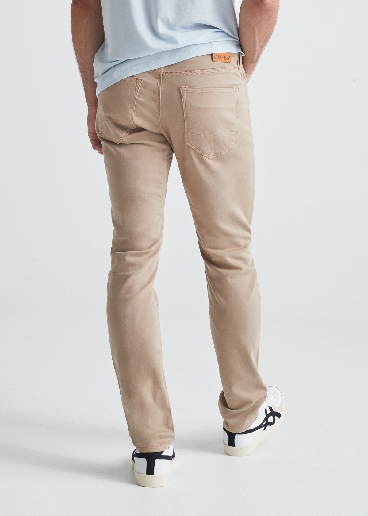 No Sweat Slim Desert Khaki