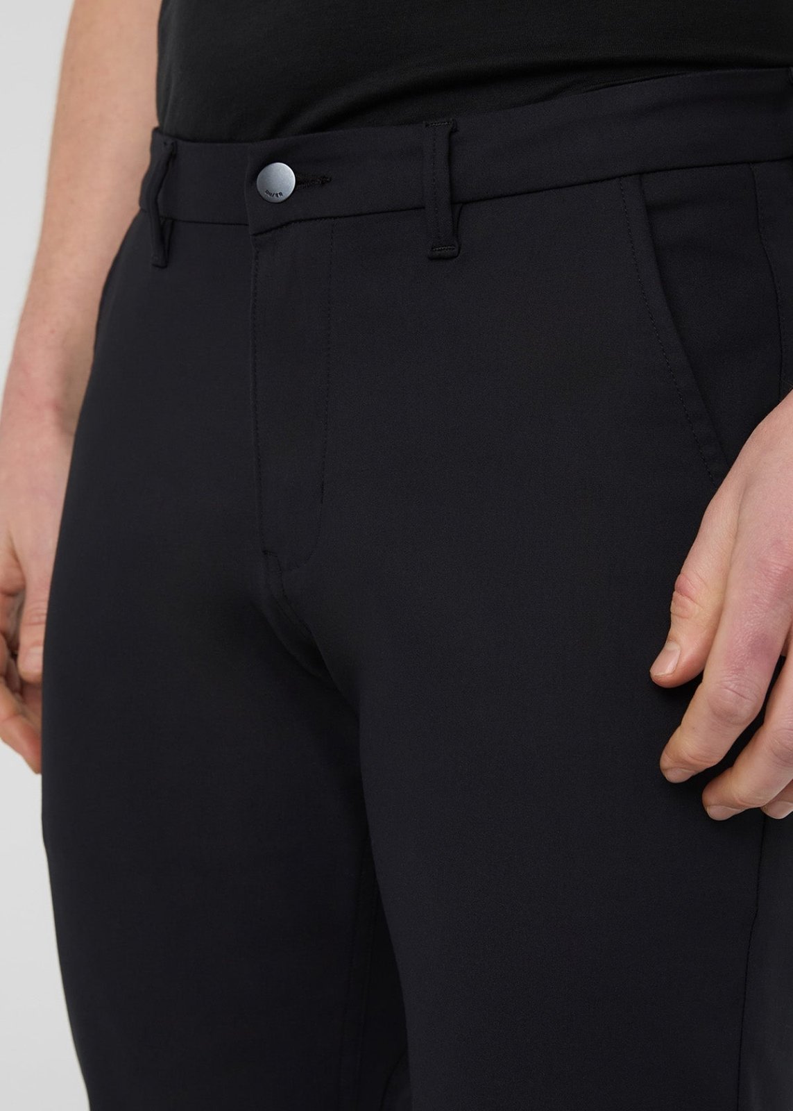 Nustretch Relaxed Taper Trouser Black