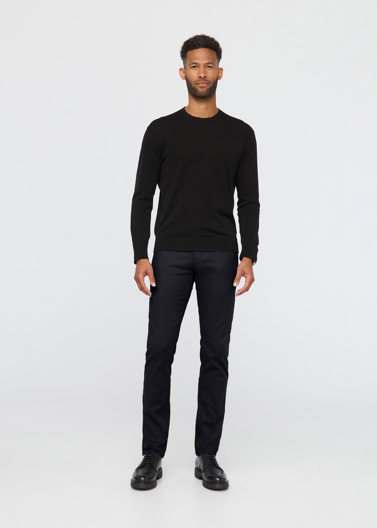 Nustretch Slim Straight Trouser Black