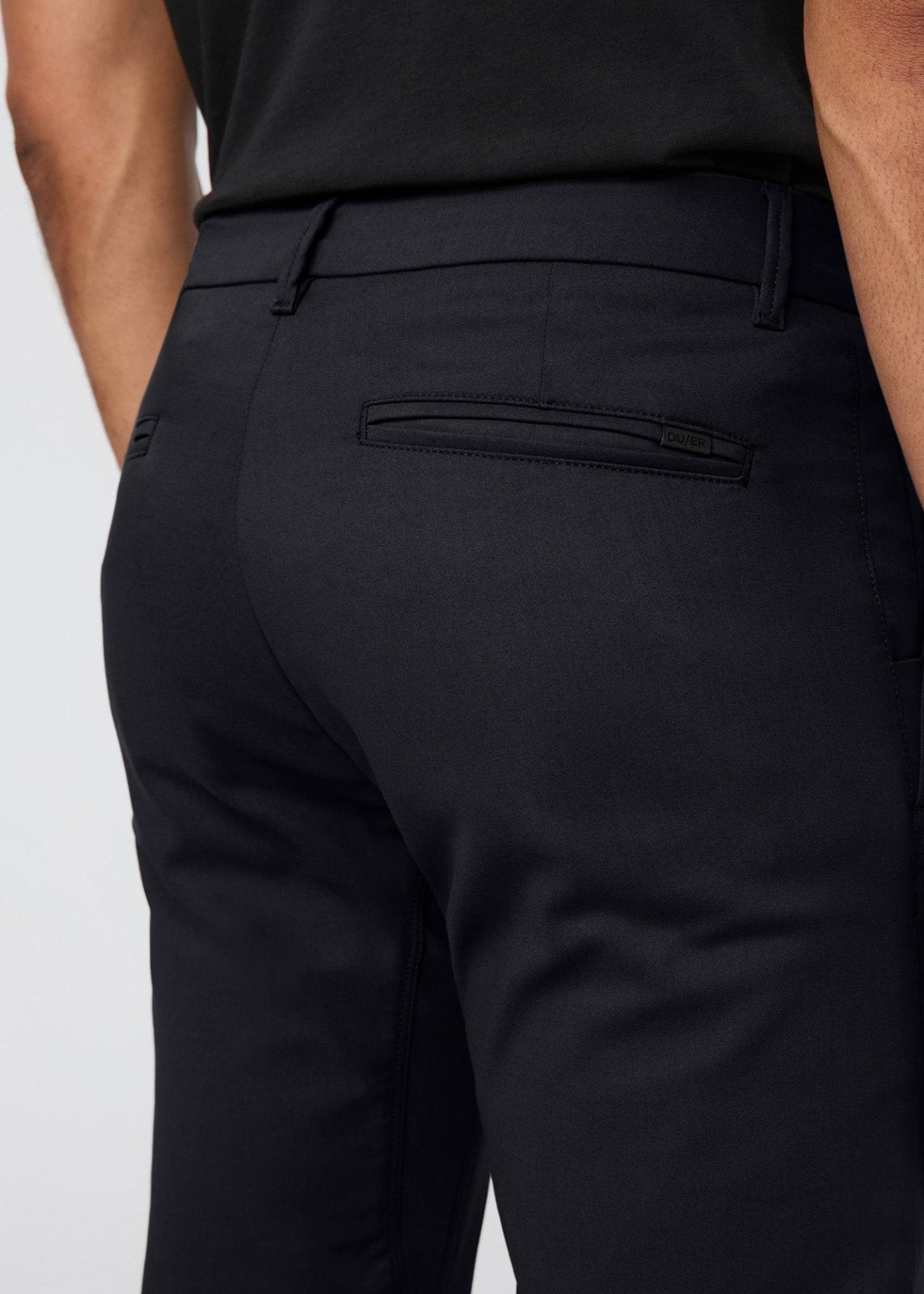 Nustretch Slim Straight Trouser Black