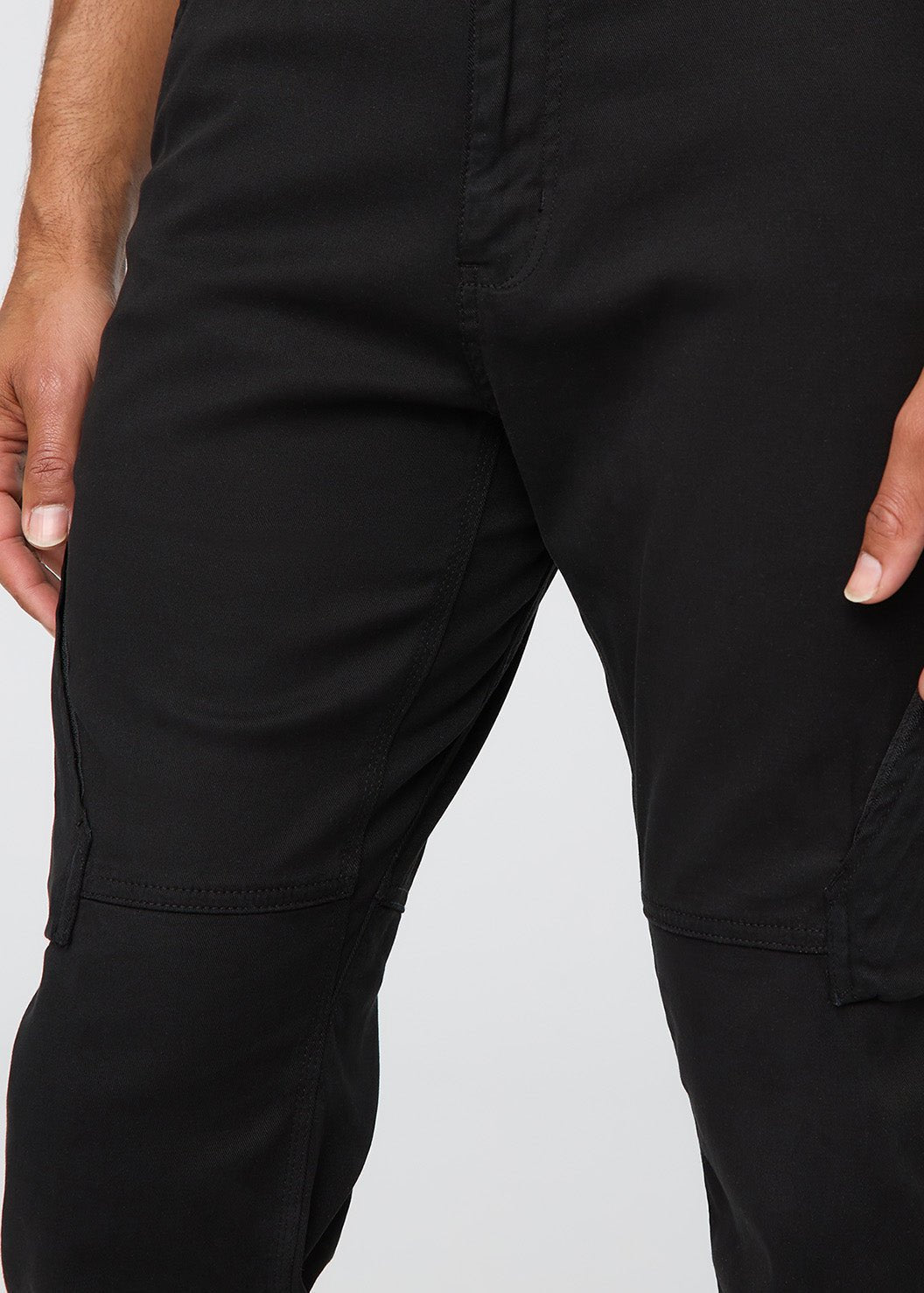 mens black athletic waterproof pant gusset