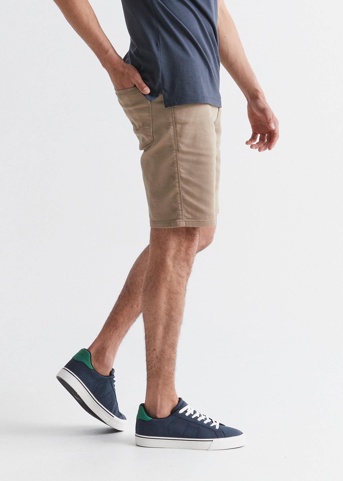 DUER No Sweat Short Slim - Desert Khaki