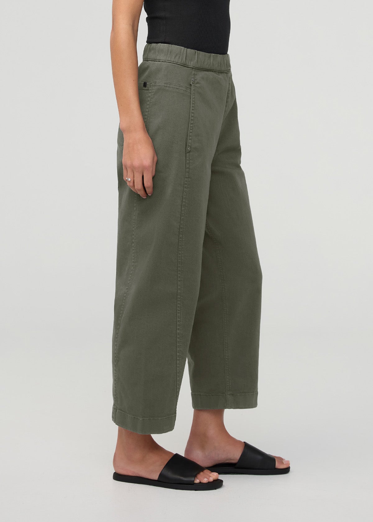Duer | Flextwill Barrel Pull On Pant Thyme
